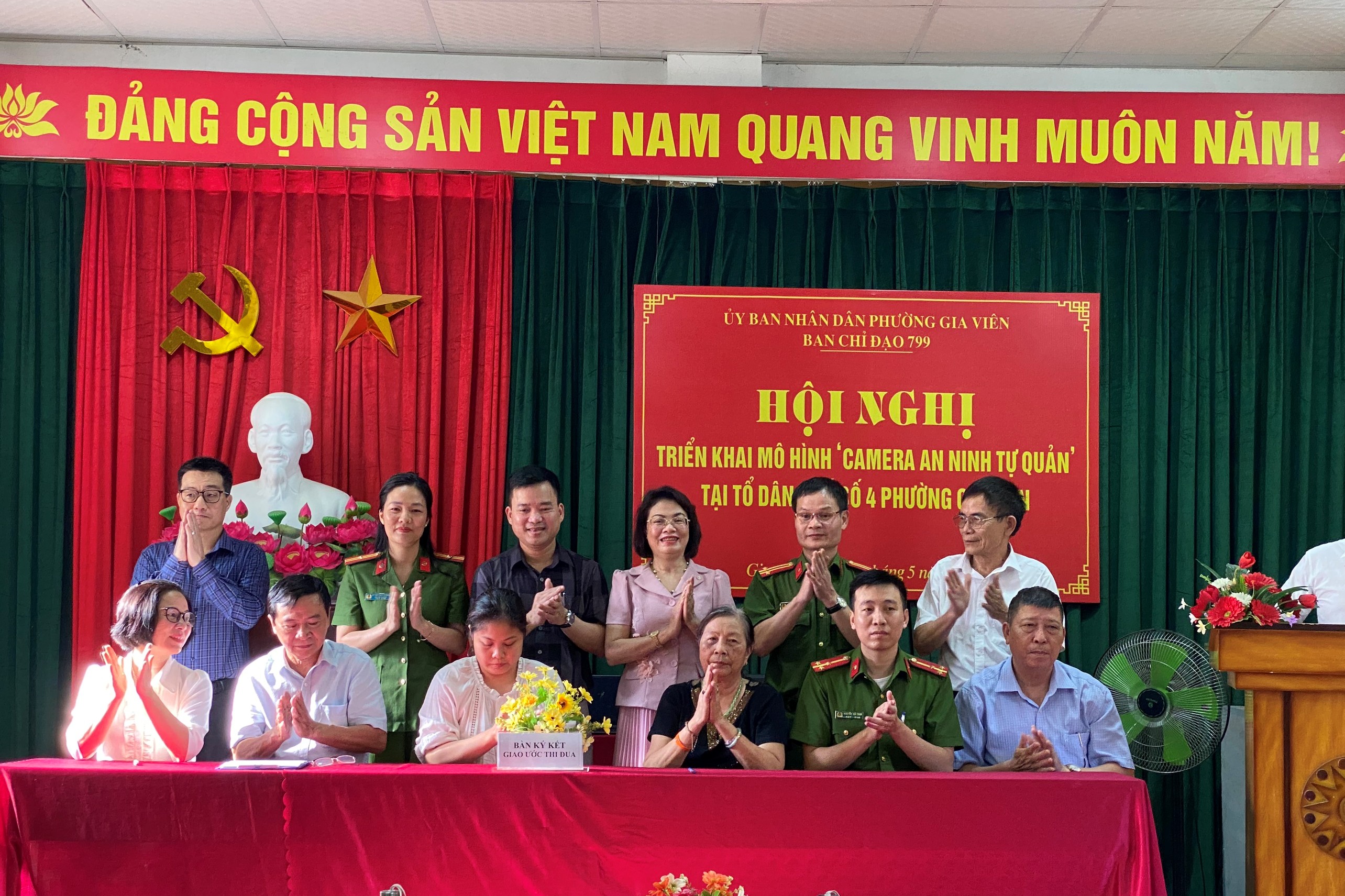 Phường Gia Viên: Triển khai mô hình “Camera an ninh tự quản” trên địa bàn Tổ dân phố số 4 phường Gia Viên (quận Ngô Quyền)